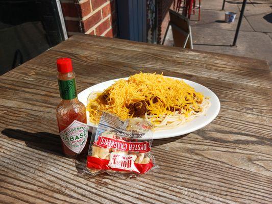 3 way Cincinnati Chili