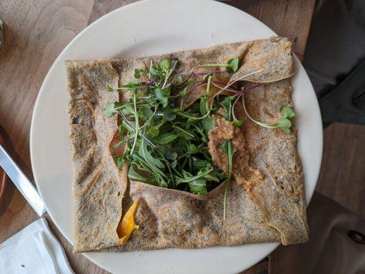 Ham & Arugula Buckwheat Crepe