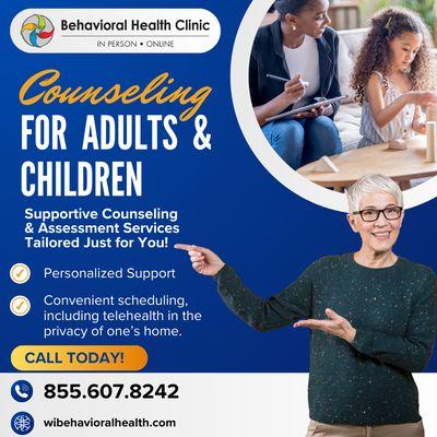 Counseling services for all ages