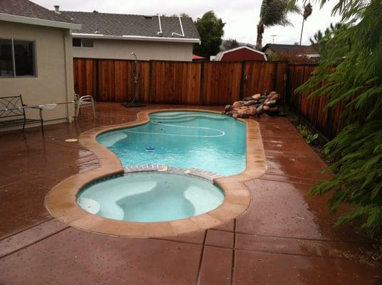 This is how it looked within 48 hours.  Let us keep you pool clean so that you can enjoy it all season long.