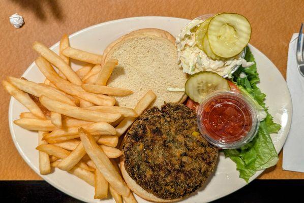 Veggie Deluxe Burger ($15)