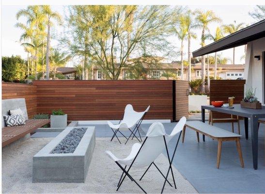 Custom backyard living area on coastal home we built along with our wonderful customers and design team.