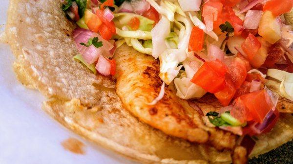 Griddled Fish Taco