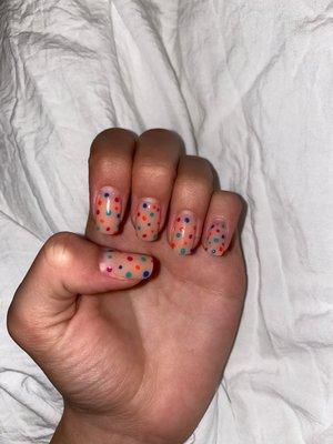 Dip nails