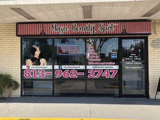 This is our location in 4901 W Linebaugh Ave. Visit us, Walk ins are welcome!