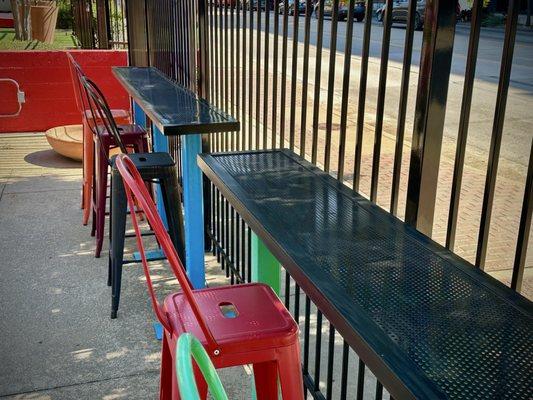 Outdoor seating