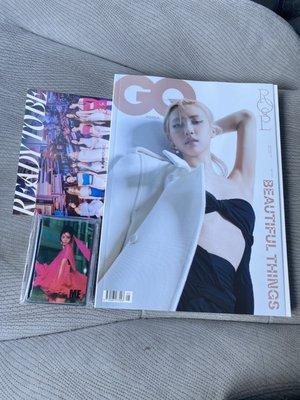 Jisoo YG Tag & GQ Korea cover of Rose