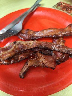 Crispy bacon. Can't go wrong! May try extra crispy next time.