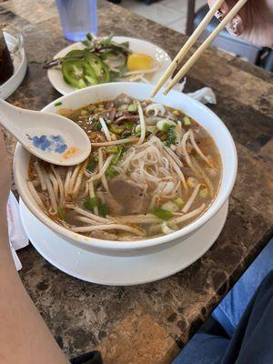 P2. Rare Steak & Beef Meatball Noodle Soup