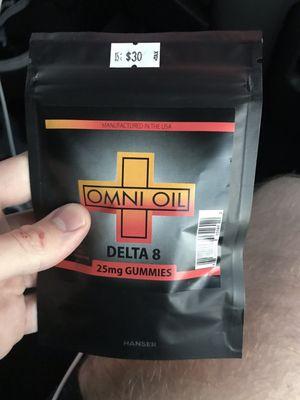 Supposed CBD gummies