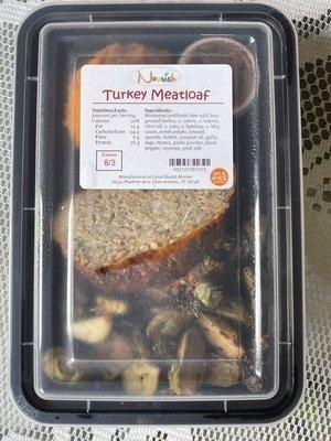 Turkey Meatloaf Entree with Macro Information