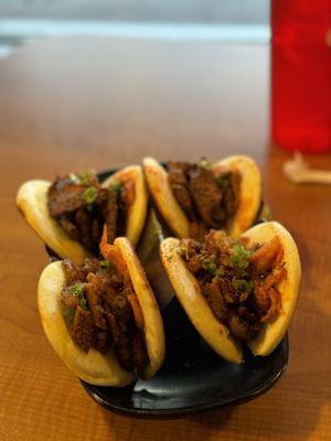 Spicey Spicy Bulgogi Buns (2 pc), spicey Spicy Pork Belly Buns (2 pc)