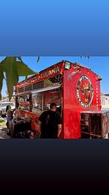 Food Truck And Customers