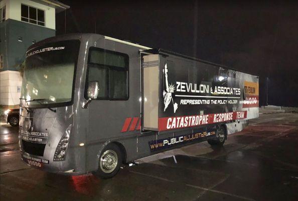 Catastrophe Response Bus on Site