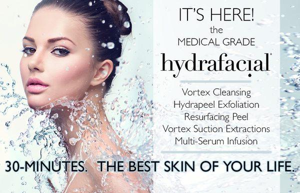 We now offer the exciting HydraFacial treatment