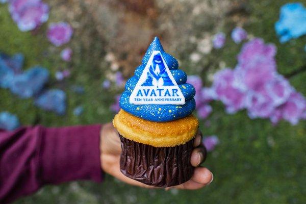 Avatar Cupcake from Pandora at Disney's Animal Kingdom