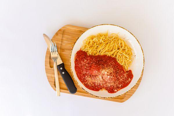 spaghetti with meat balls