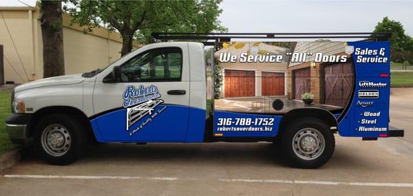 This is one of our trucks and usually is on residential installs.