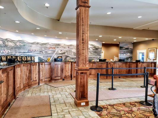 Front Desk in the Clubhouse at Vacation Village in the Berkshires