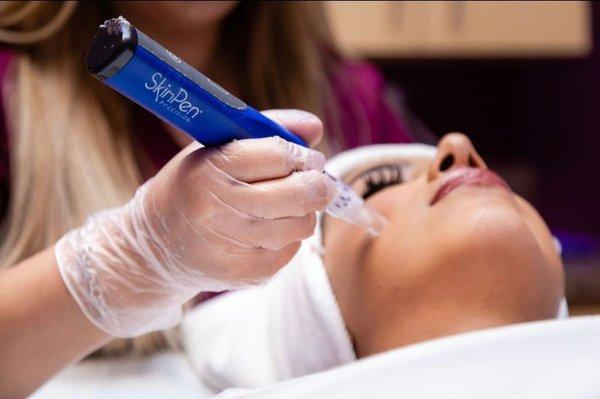 We offer Micro needling with Skinpen