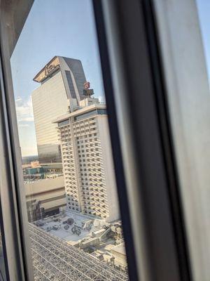 Circa Hotel, and the top of Binion's where the 4 Queens pool is located.