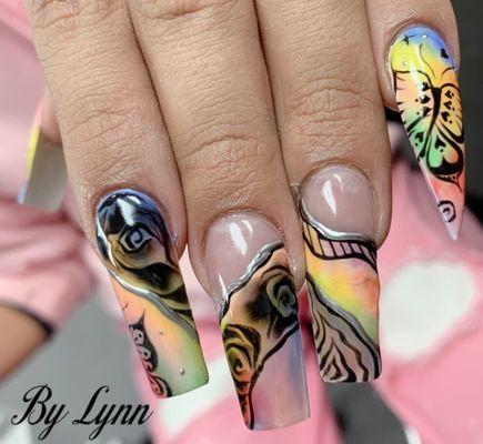 Nail design by Lynn