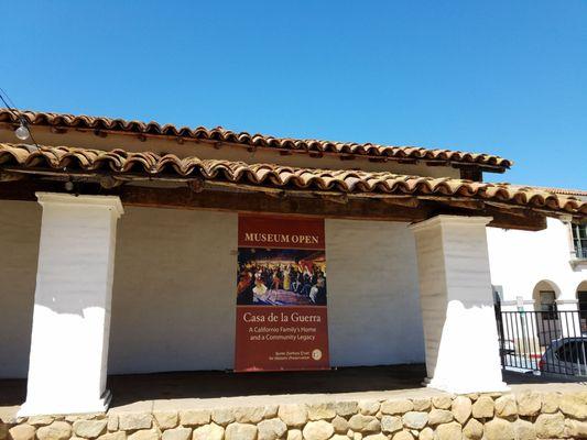 Sign to welcome visitors.