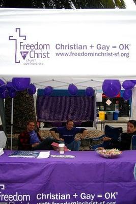 Freedom In Christ at Gay Pride