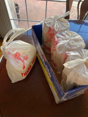 3 dau hu nuoc duong and two blocks of tofu