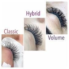 types of lashes extensions