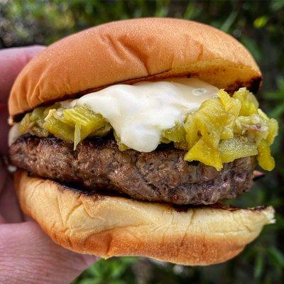 Hatch Green Chile Burger