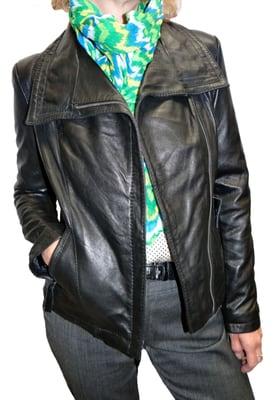 Michael Kors Moto Leather Jacket