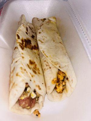 Breakfast burritos