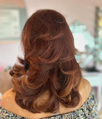 Bouncy brush blowout- fun fact We brought this blowout to south Florida!