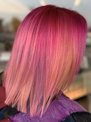 Sunset hair