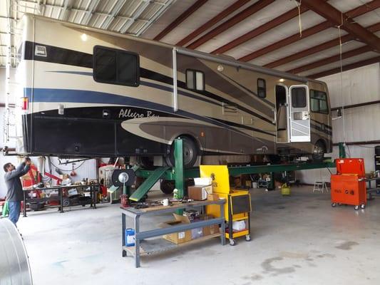 Gas & Diesel motor home service & repairs