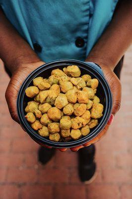 Gluten Free Fried Okra