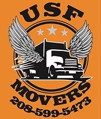 U S F movers & Cleaning Services' logo