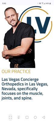 The best orthopedic surgeon in Las Vegas.