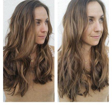 Natural balayage