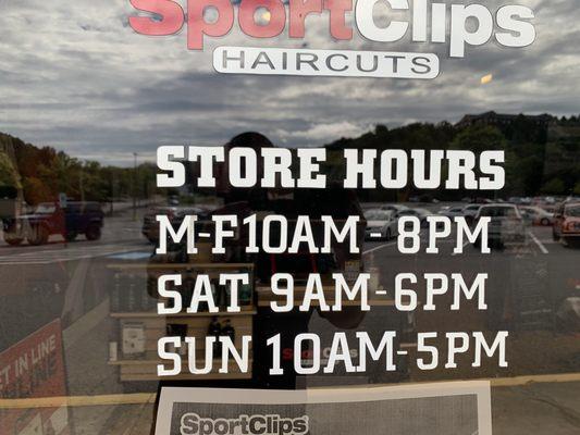 Store hours