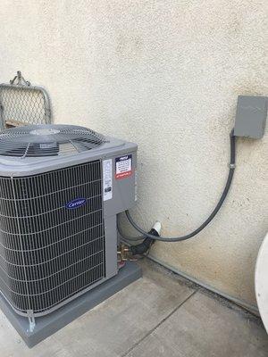 Carrier Condenser Install