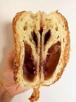 Raspberry Nutella Croissant