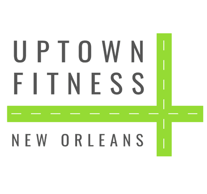 Uptown Fitness logo.