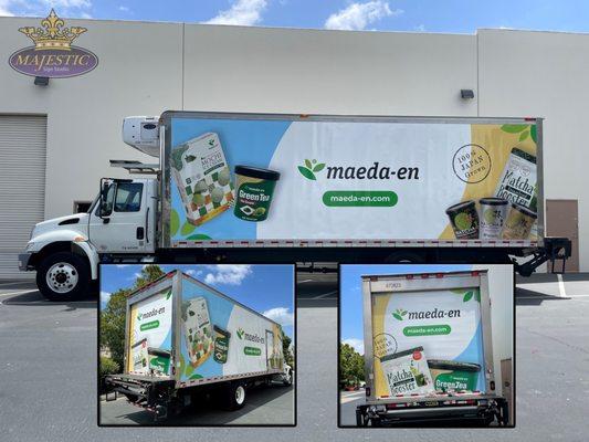 Maeda-en Custom Vehicle Wraps Made by Majestic Sign Studio in Corona