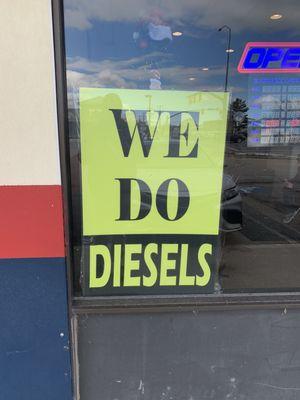 They do diesels