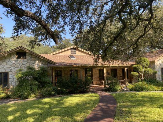 Originally built as the family house, the main building still has the charm of a cozy home.