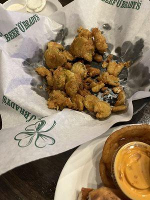 Fried Pickle chips and house made Ranch was delicious.