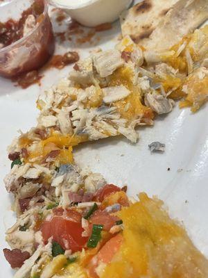 Moldy Chicken Quesadilla