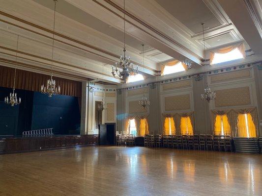 The grand ballroom